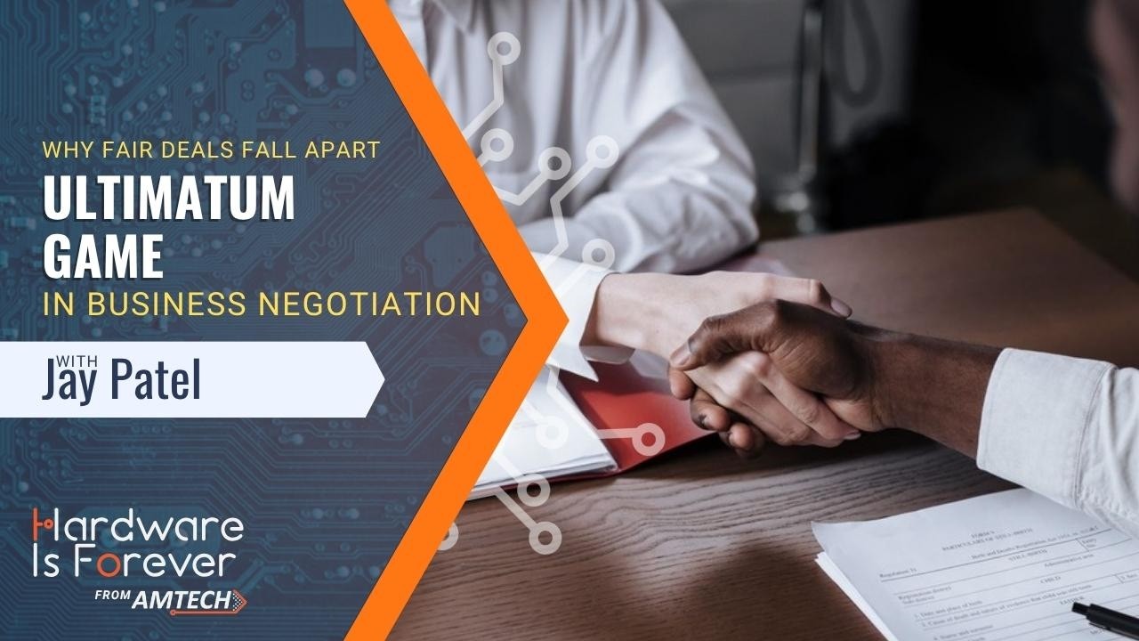 The ultimatum game in business negotiation explains why deals that feel unfair fall apart, and why Amtech walks away from bad-fit business.